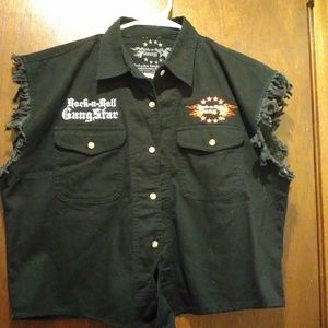Rock n Roll Gang Star Apparel Top  Size XL